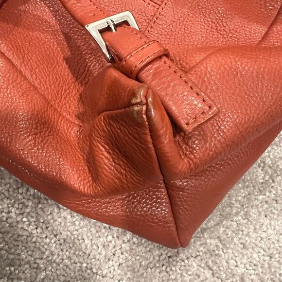 Wilsons Leather Pelle Studio Brown Leather Backpack Purse - Picture 7 of 7